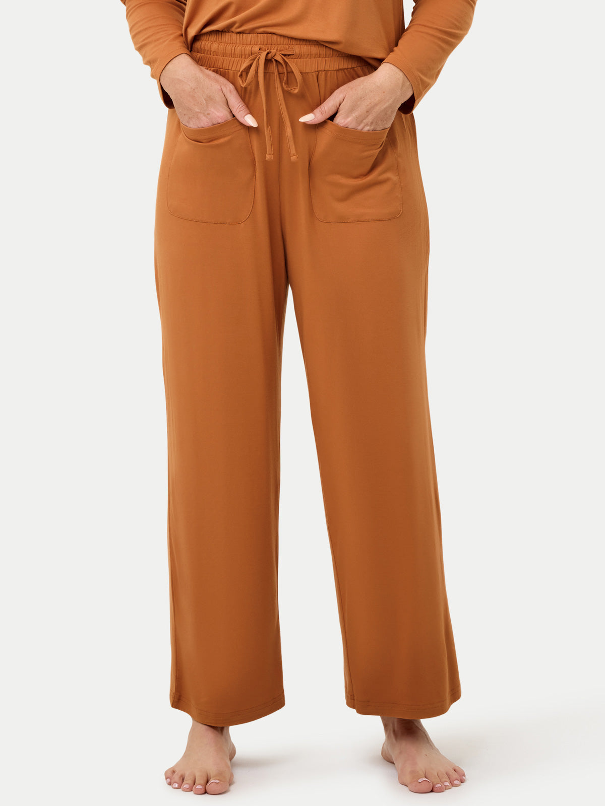 #color_amber brown / Fernanda is 5′8″ wearing a size S