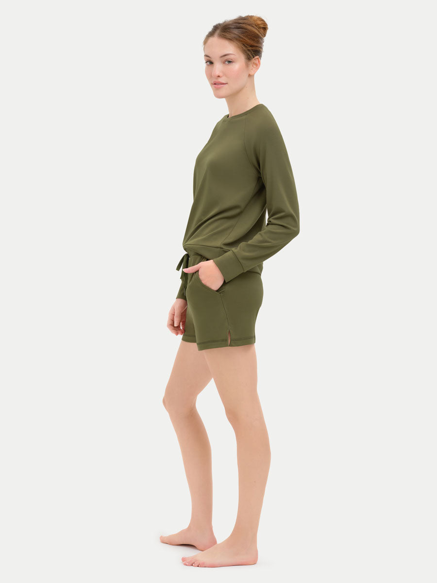 #color_olive / Georgia is 5′9″ wearing a size S