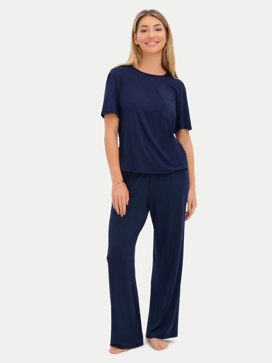 #color_navy / Lilly is 5′9″ wearing a size S