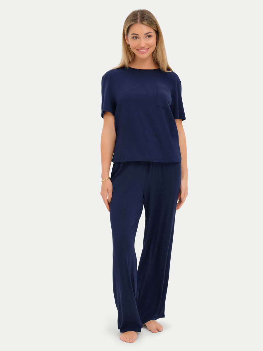 #color_navy / Lilly is 5′9″ wearing a size S