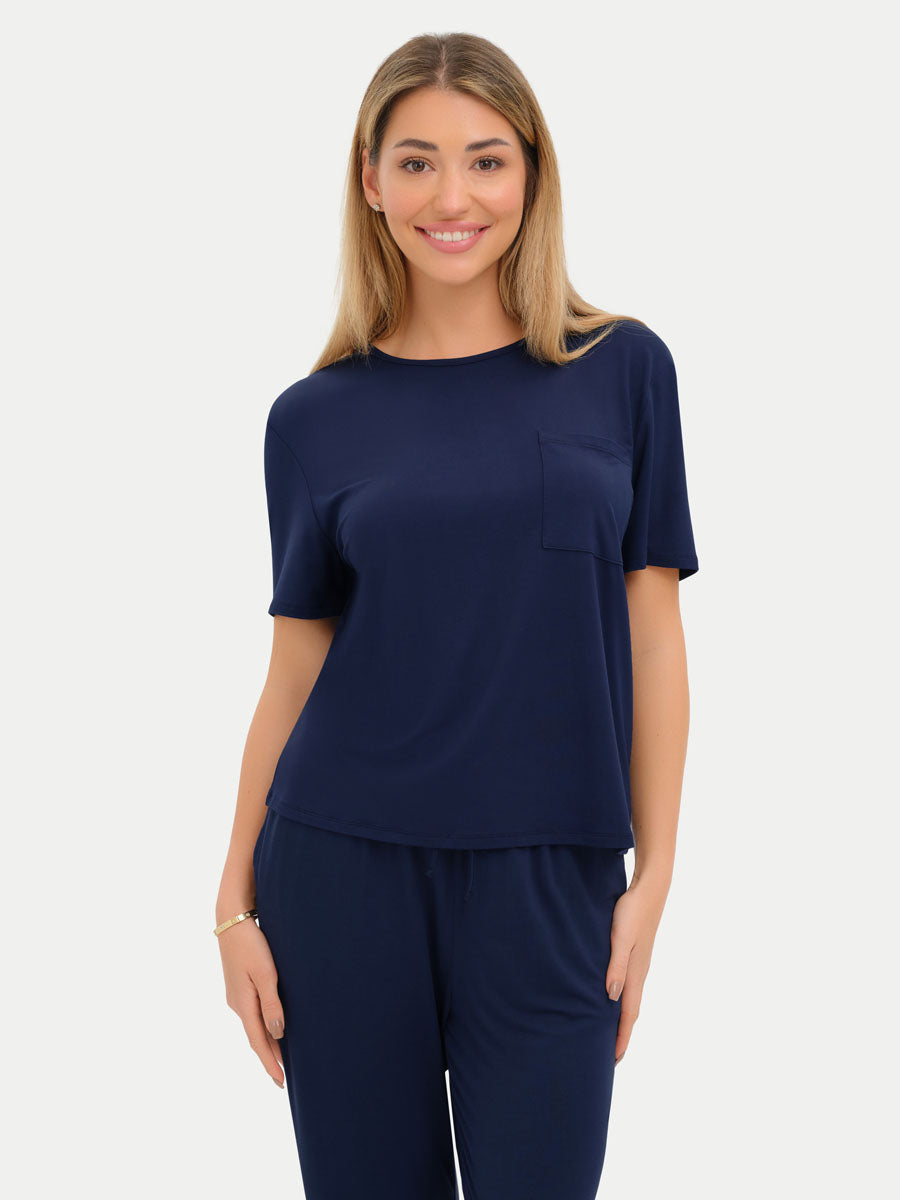 #color_navy / Lilly is 5′9″ wearing a size S