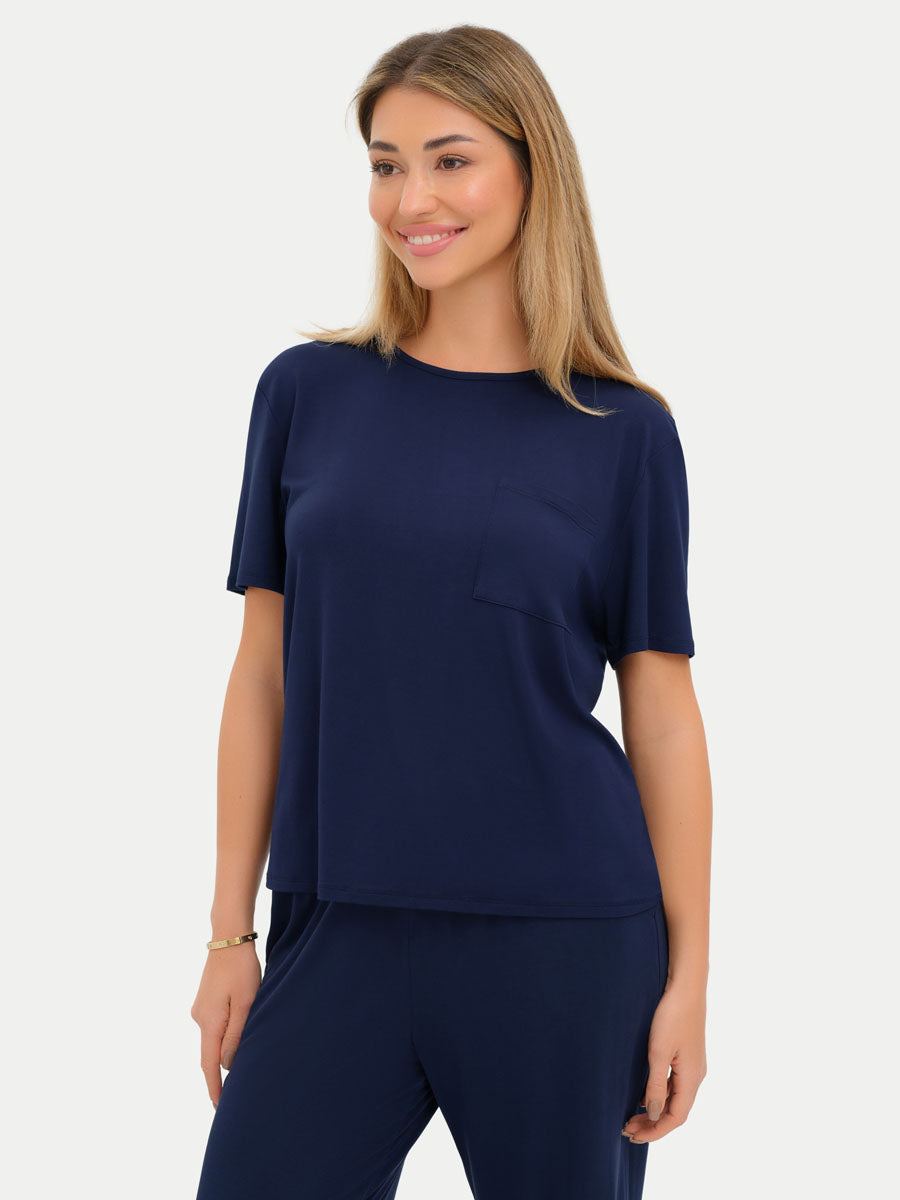 #color_navy / Lilly is 5′9″ wearing a size S