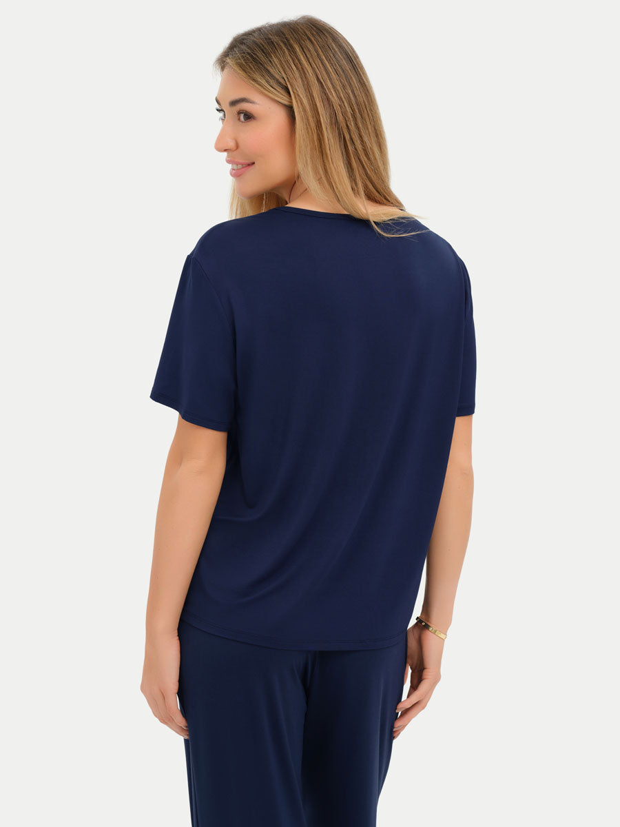 #color_navy / Lilly is 5′9″ wearing a size S