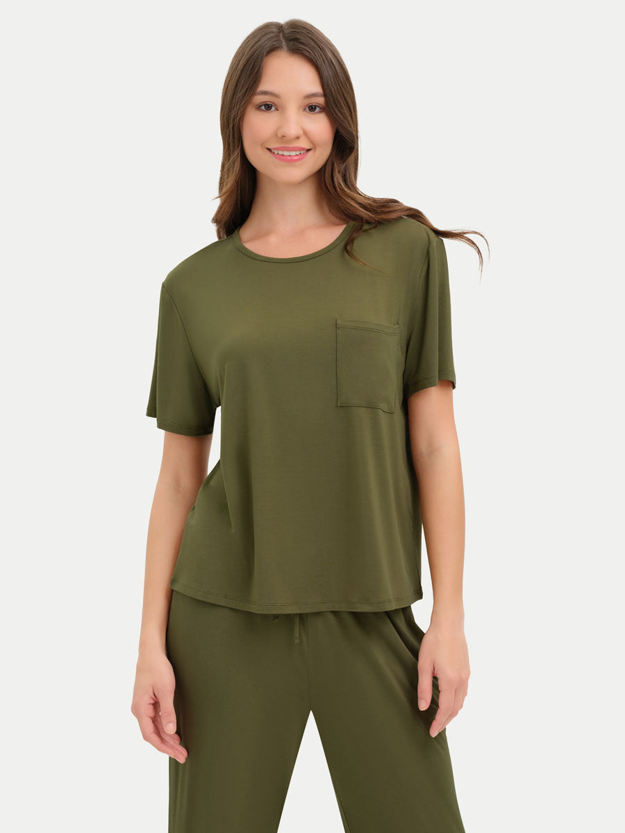 #color_olive / Crystiana is 5′11″ wearing a size S