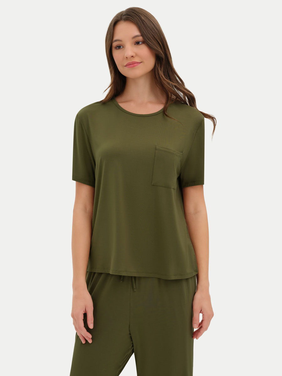 #color_olive / Crystiana is 5′11″ wearing a size S