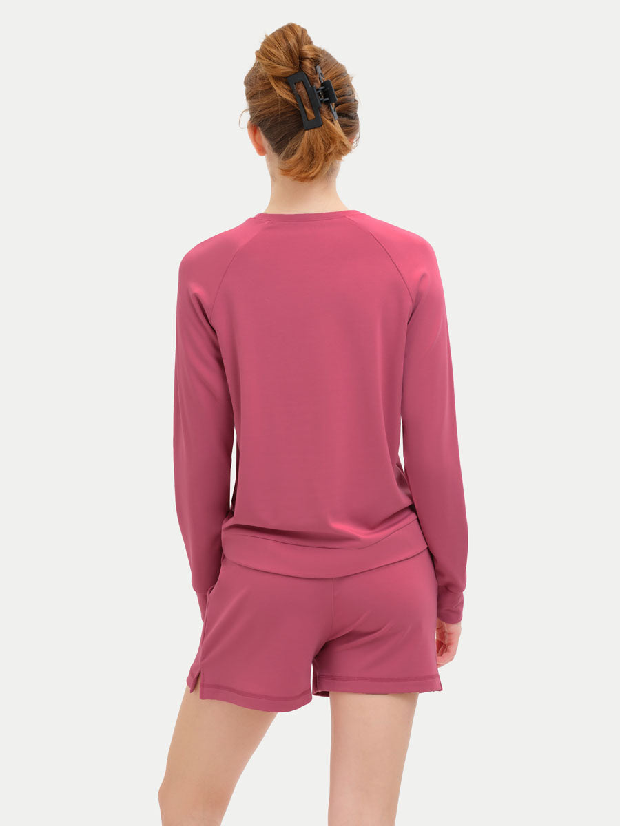 #color_rose wine / Georgia is 5′9″ wearing a size S