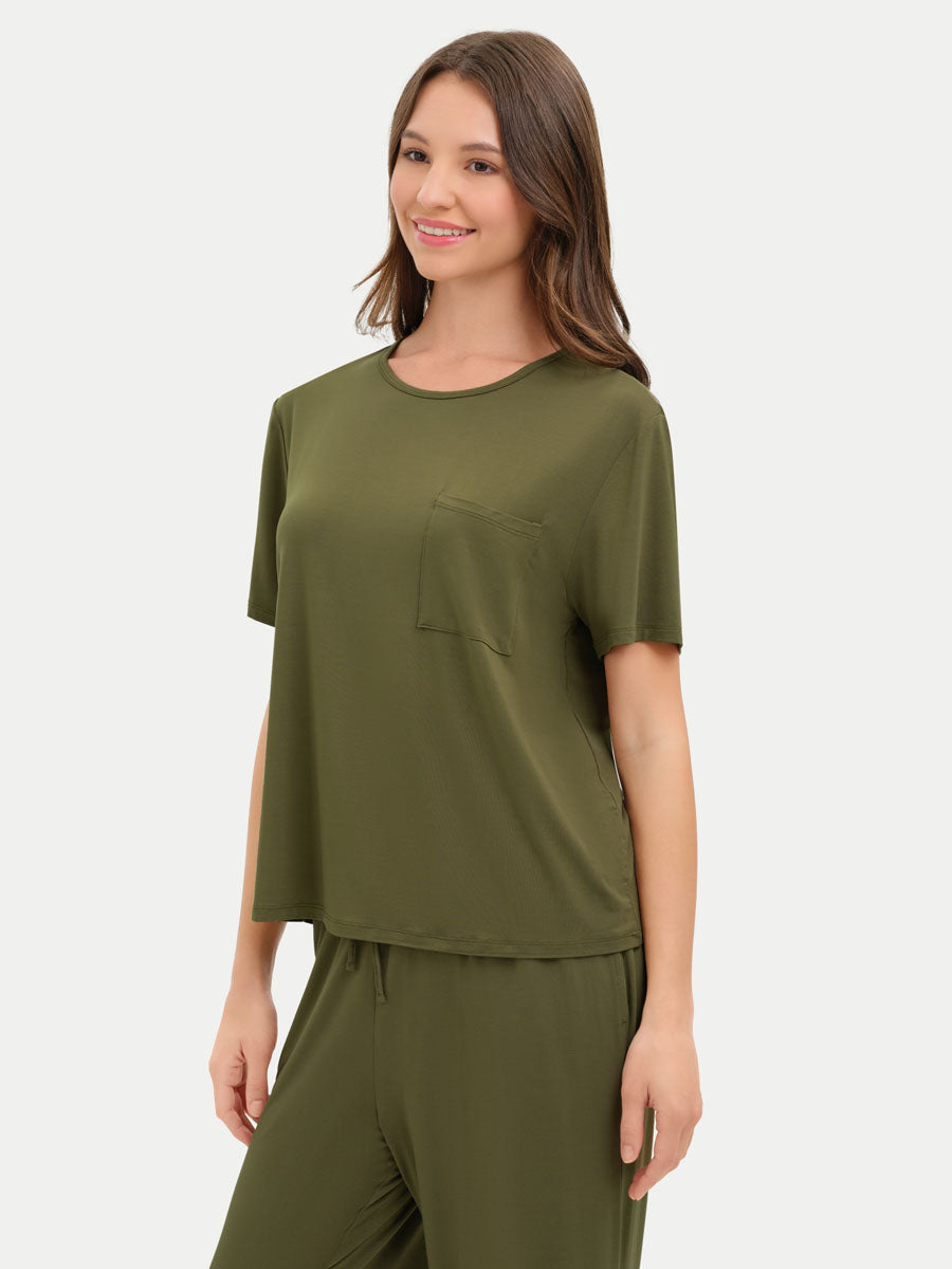 #color_olive / Crystiana is 5′11″ wearing a size S