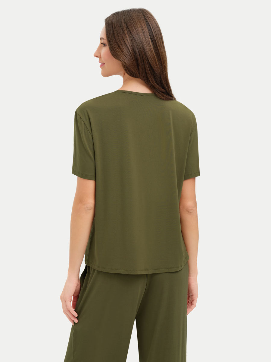 #color_olive / Crystiana is 5′11″ wearing a size S