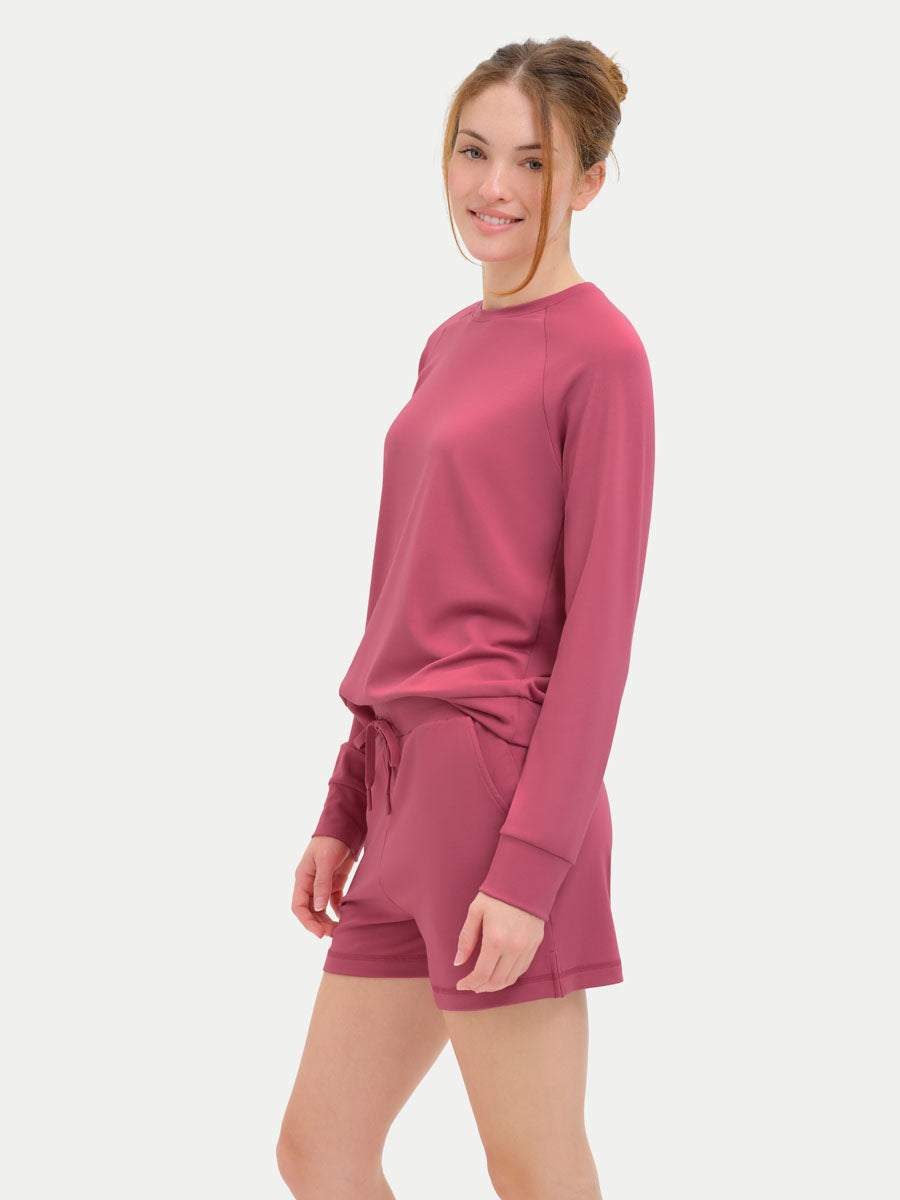 #color_rose wine / Georgia is 5′9″ wearing a size S