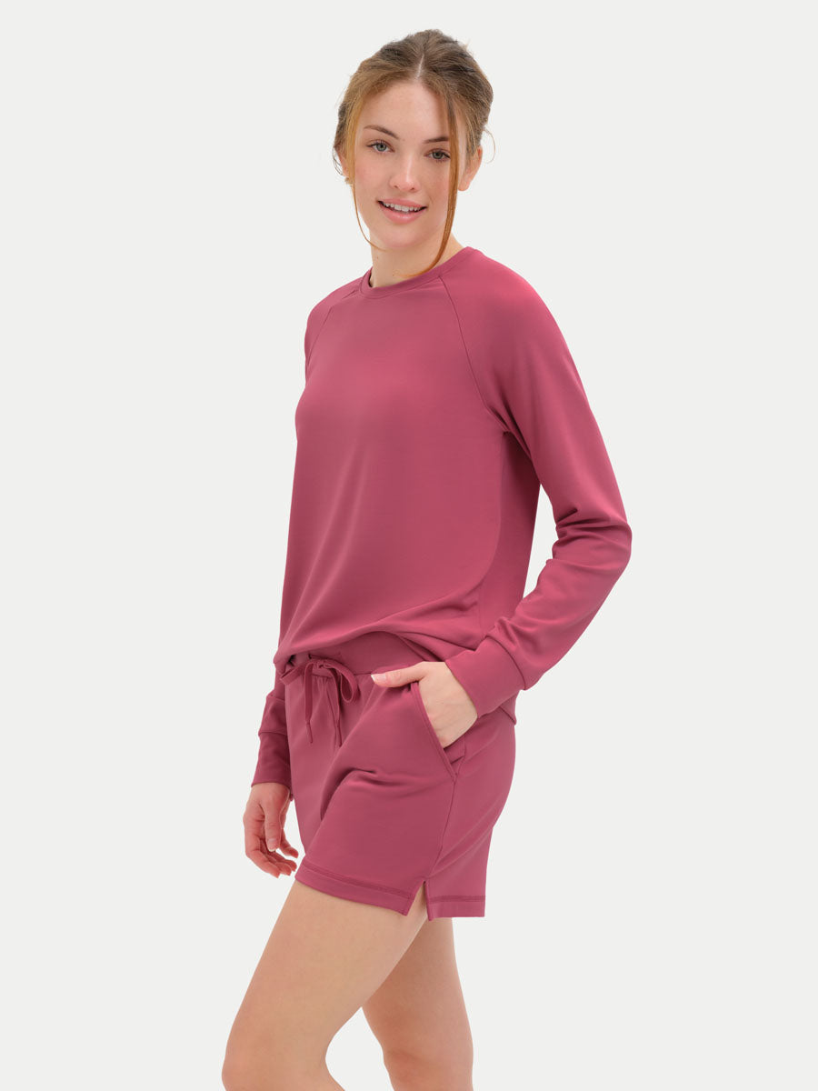 #color_rose wine / Georgia is 5′9″ wearing a size S