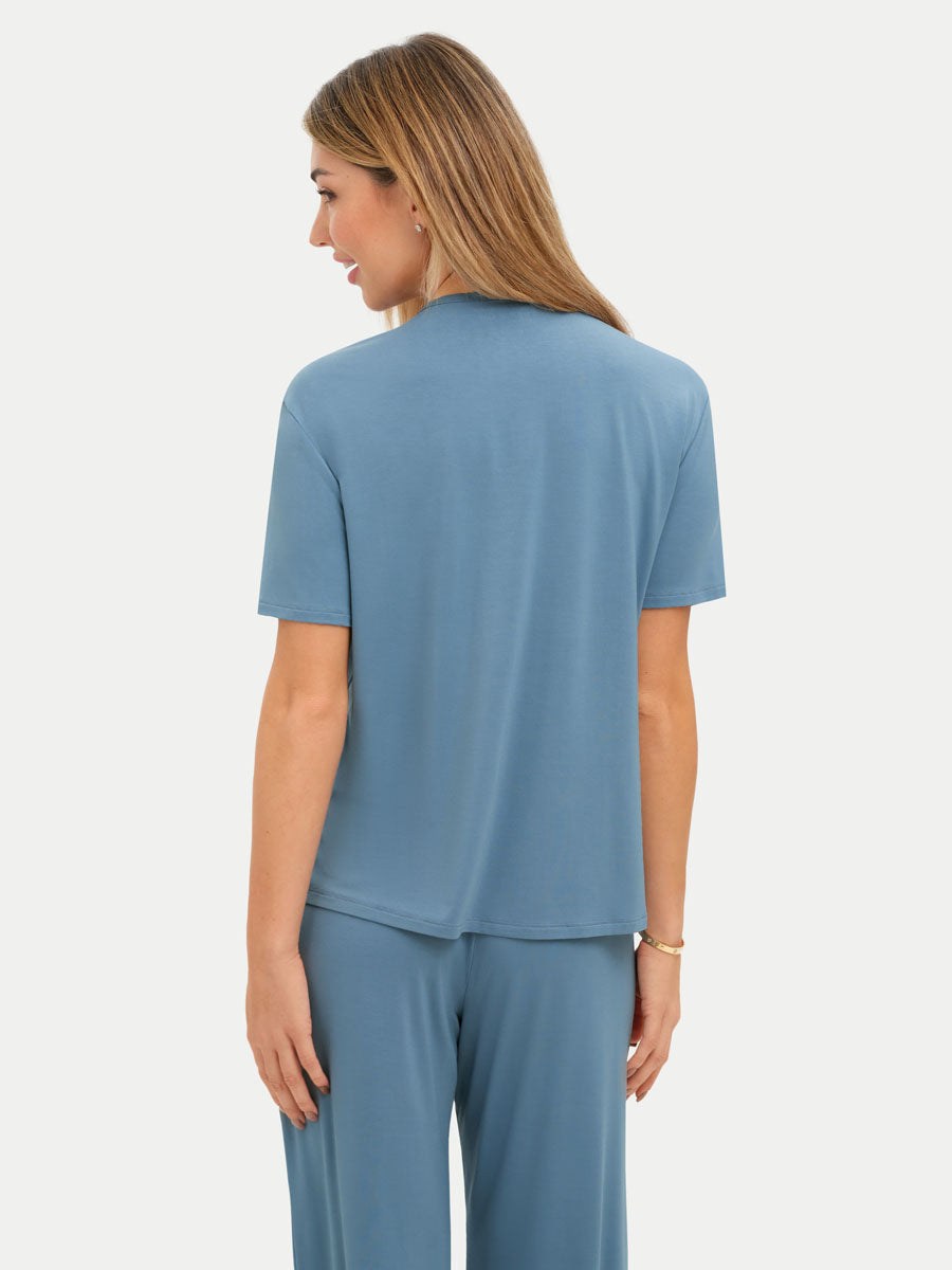 #color_coastal blue / Lilly is 5′9″ wearing a size S