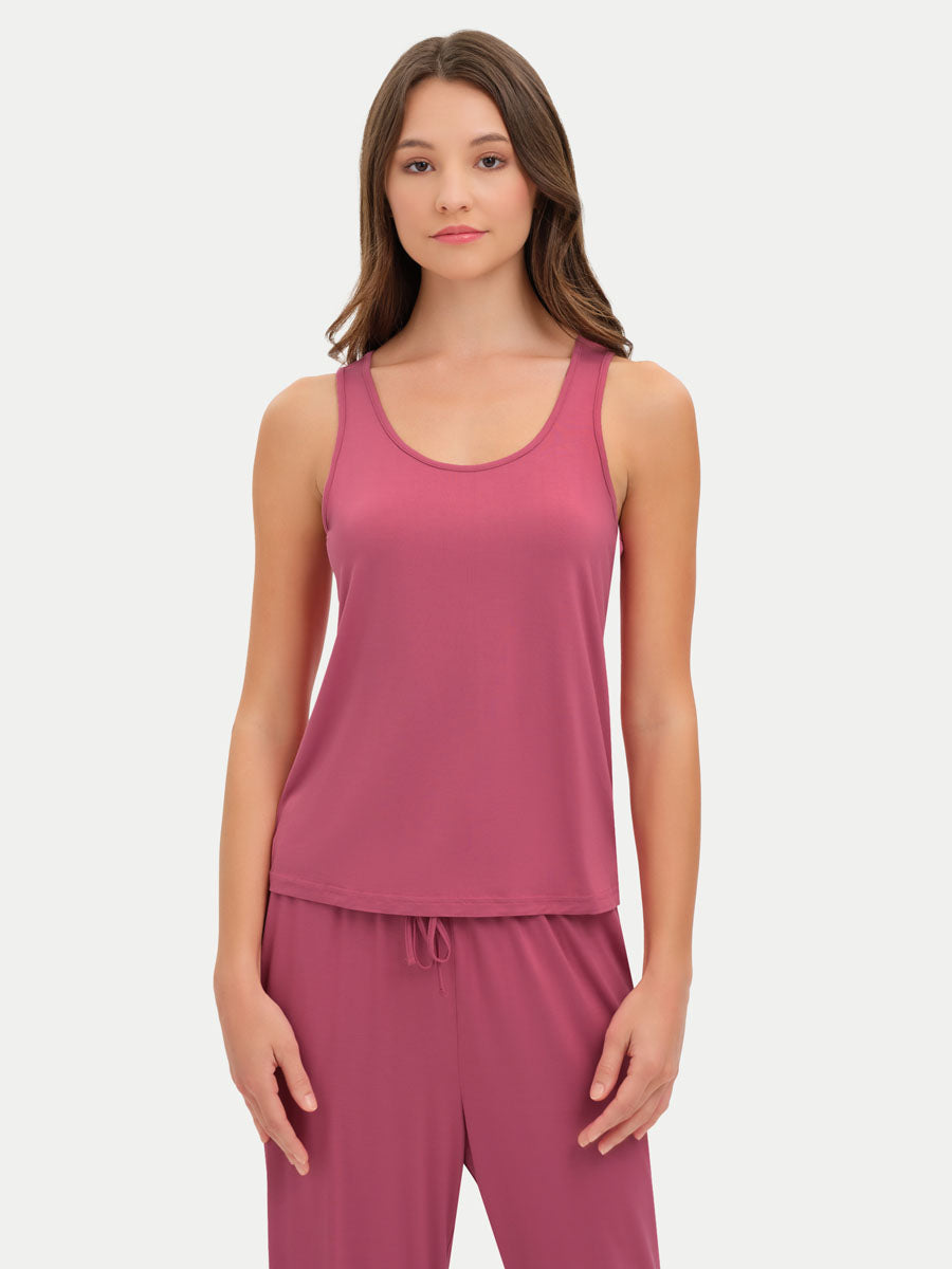 #color_rose wine / Crystiana is 5′11″ wearing a size S