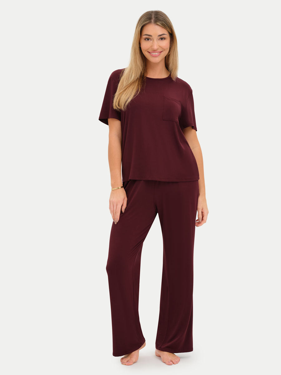 #color_cabernet / Lilly is 5′9″ wearing a size S