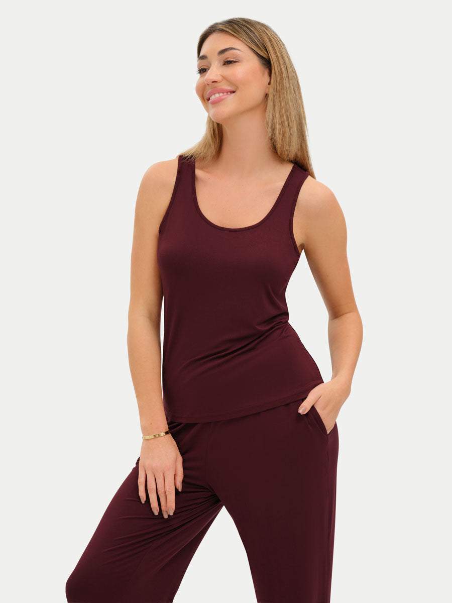 #color_cabernet / Lilly is 5′9″ wearing a size S