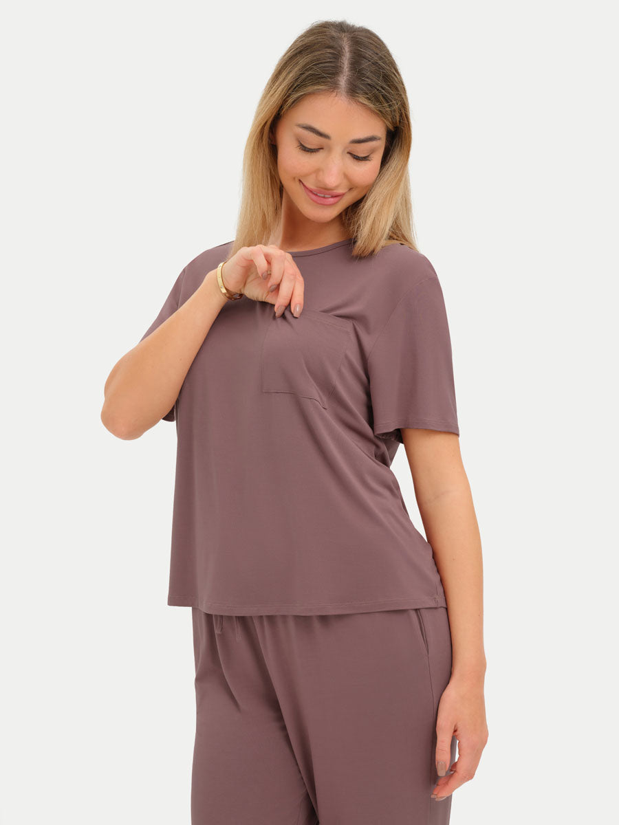 #color_mauve / Lilly is 5′9″ wearing a size S