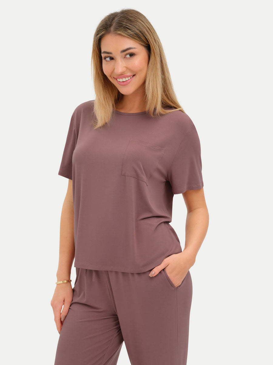 #color_mauve / Lilly is 5′9″ wearing a size S