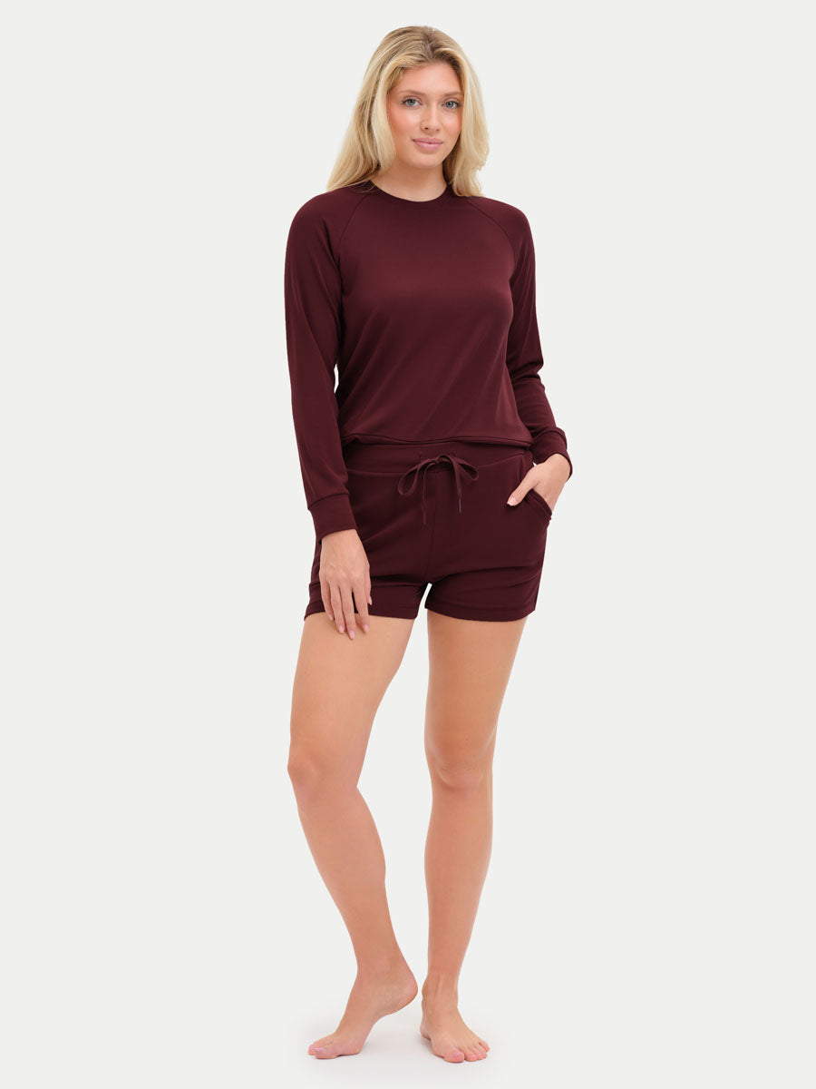 #color_cabernet / Preslie is 5′10″ wearing a size S