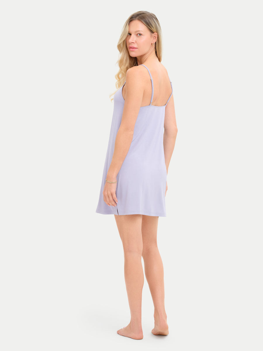 #color_moonlit lilac / Antonia is 5′9″ wearing a size XS