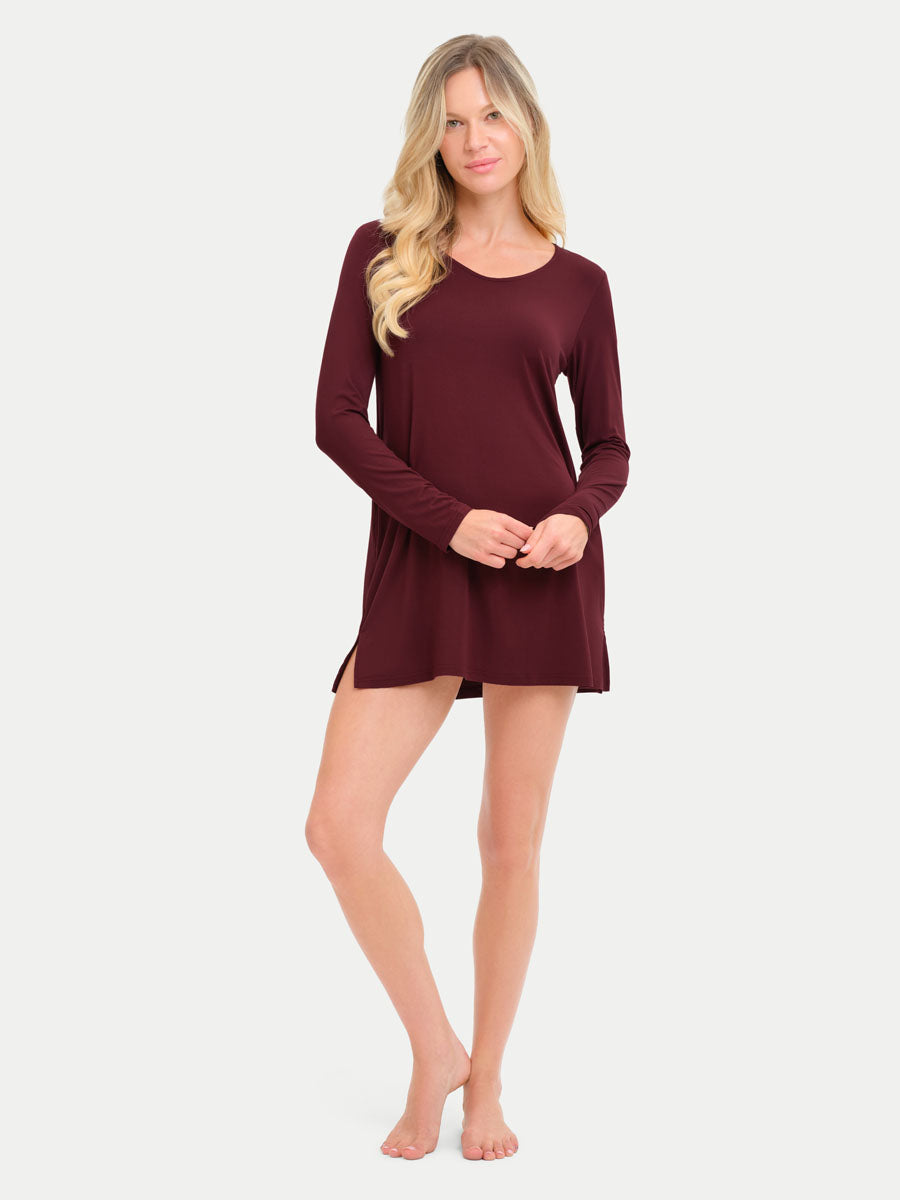 #color_cabernet / Antonia is 5′9″ wearing a size XS