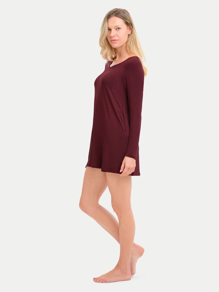 #color_cabernet / Antonia is 5′9″ wearing a size XS