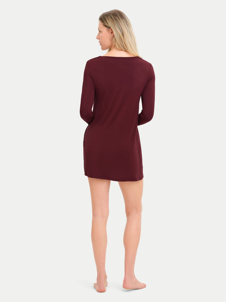 #color_cabernet / Antonia is 5′9″ wearing a size XS
