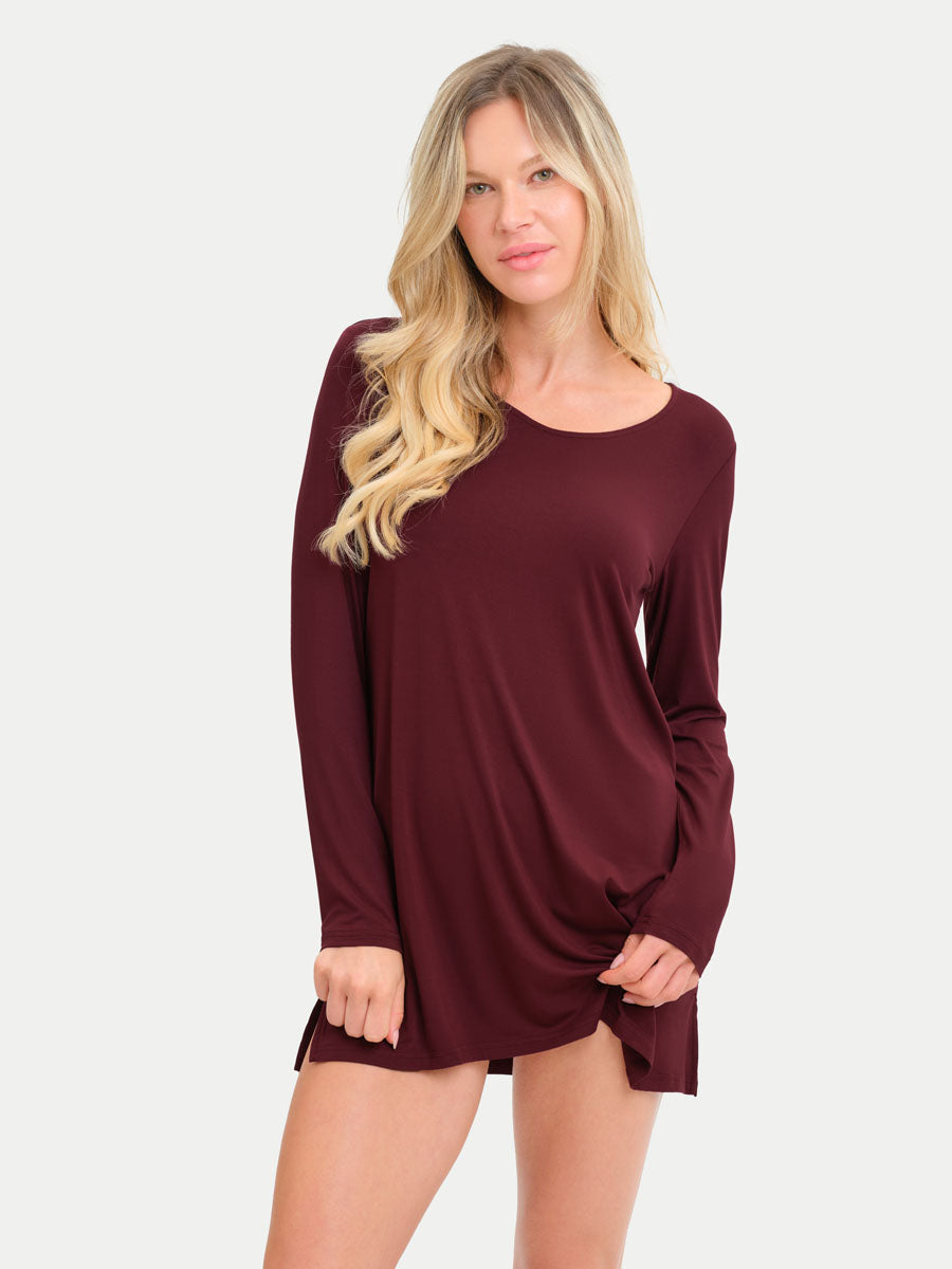 #color_cabernet / Antonia is 5′9″ wearing a size XS