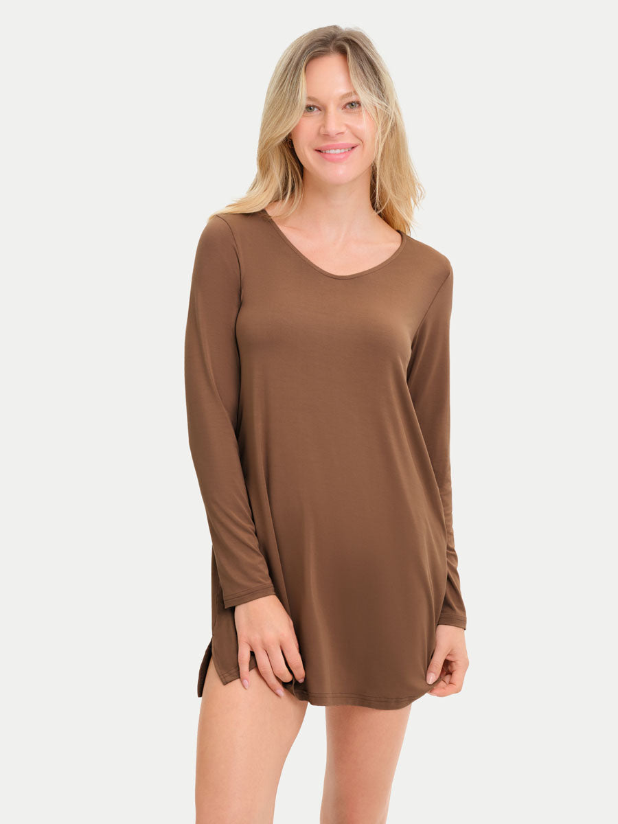 #color_acorn / Antonia is 5′9″ wearing a size XS