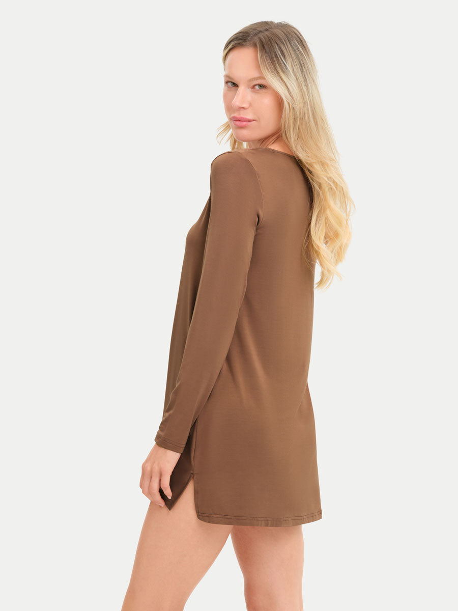 #color_acorn / Antonia is 5′9″ wearing a size XS