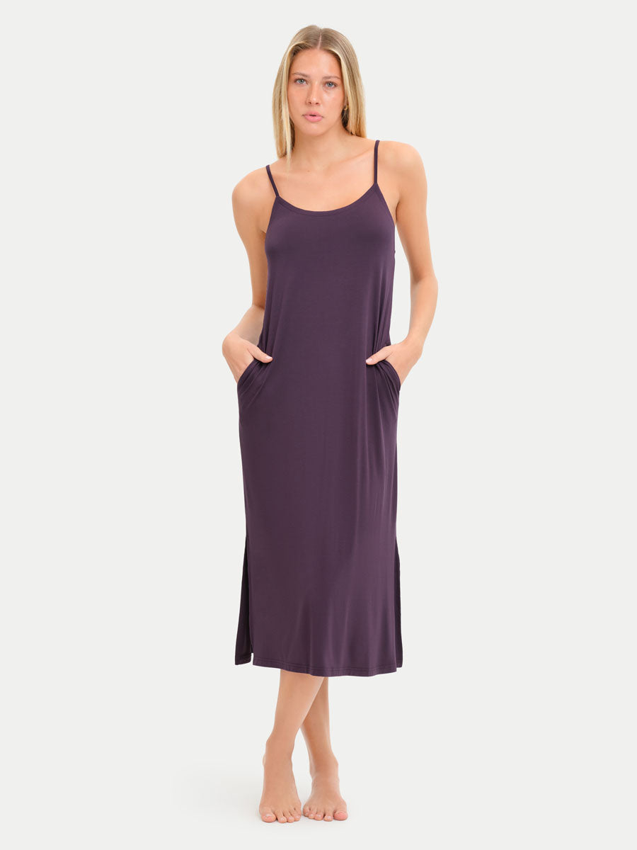 #color_plum/ Rayna is 5'10½'' wearing a size S