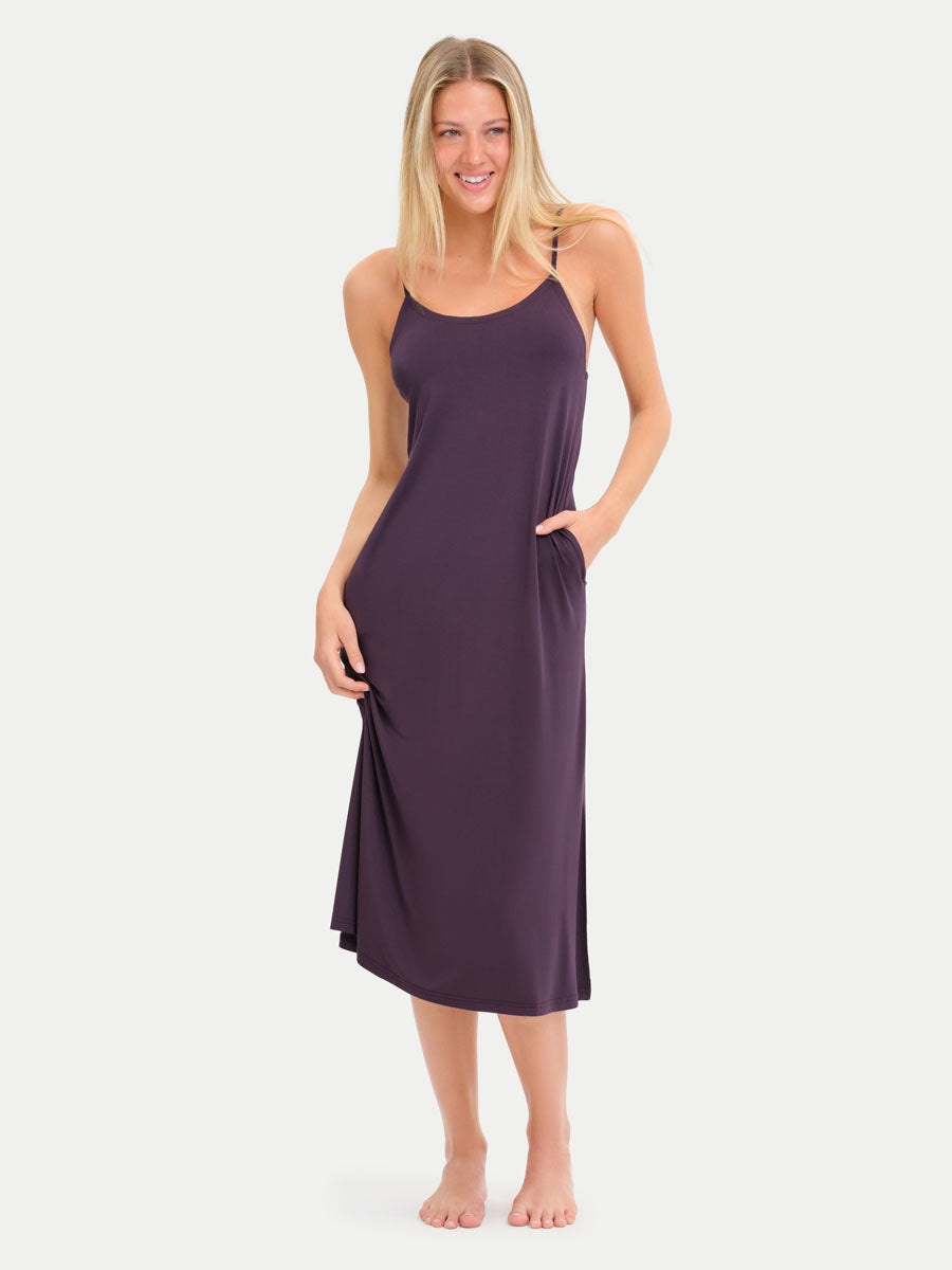 #color_plum/ Rayna is 5'10½'' wearing a size S