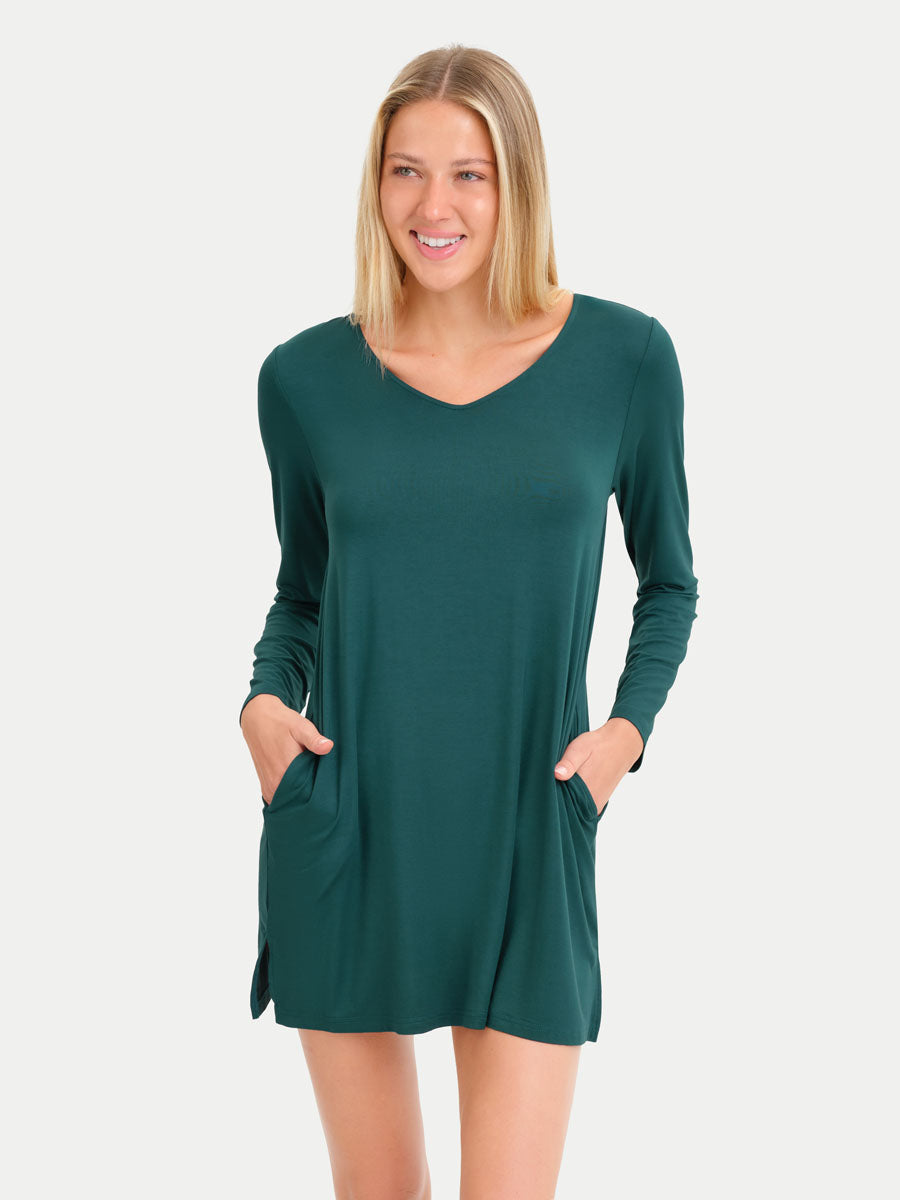 #color_forest green / Rayna is 5'10½'' wearing a size S