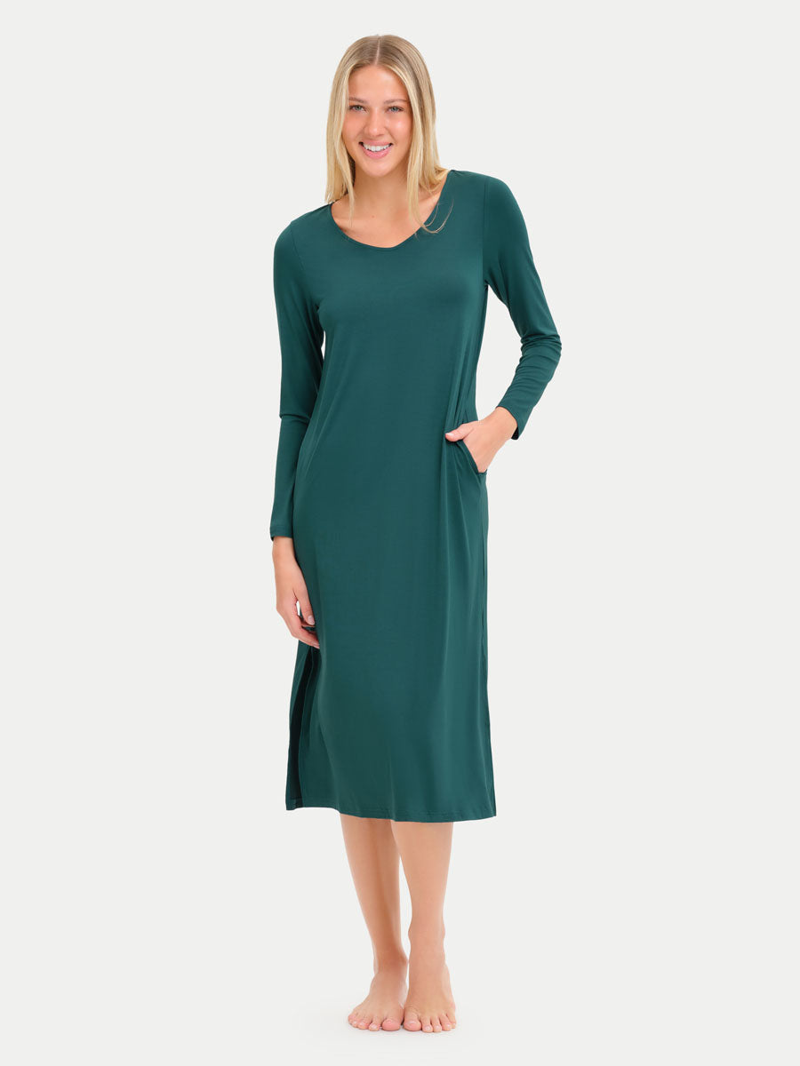 #color_forest green / Rayna is 5'10½'' wearing a size S