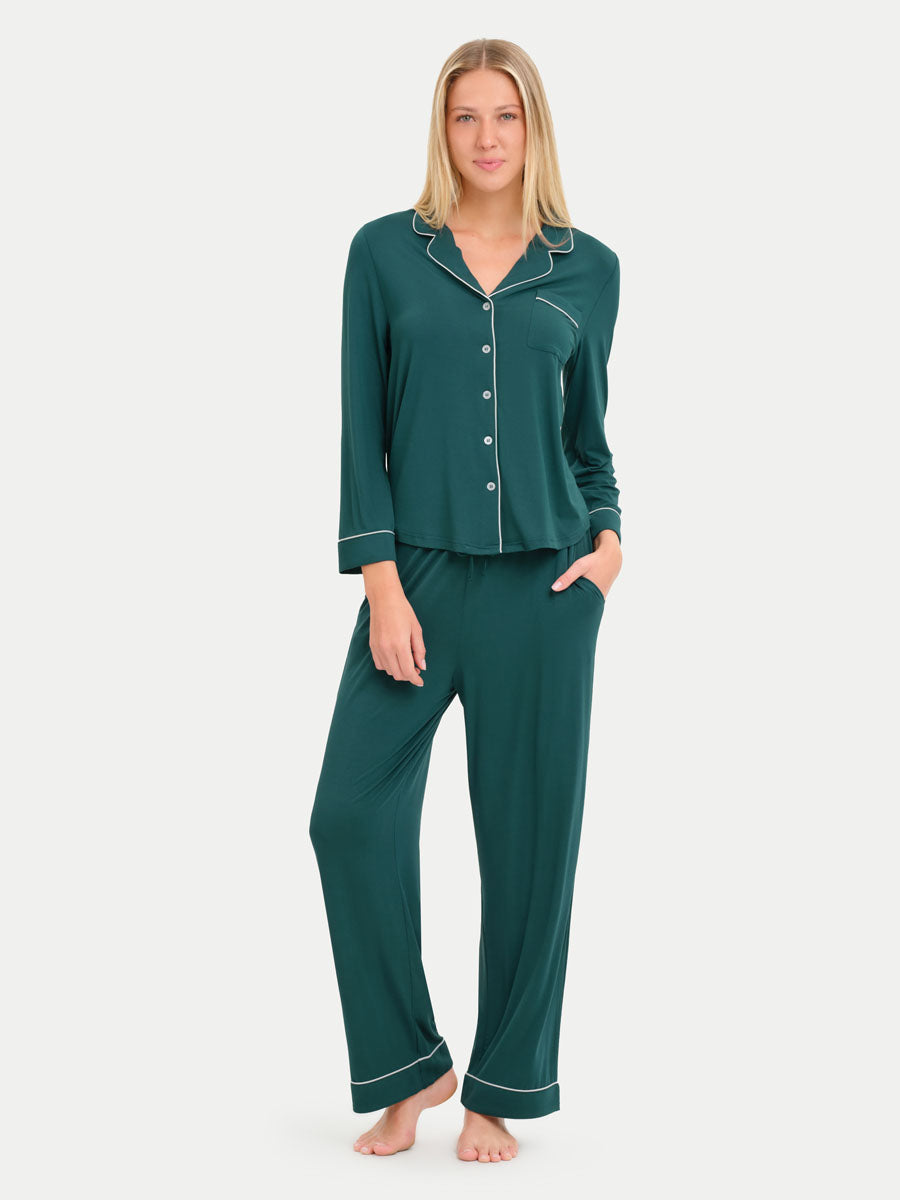 #color_forest green / Rayna is 5'10½'' wearing a size S