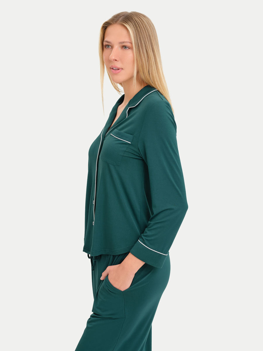 #color_forest green / Rayna is 5'10½'' wearing a size S