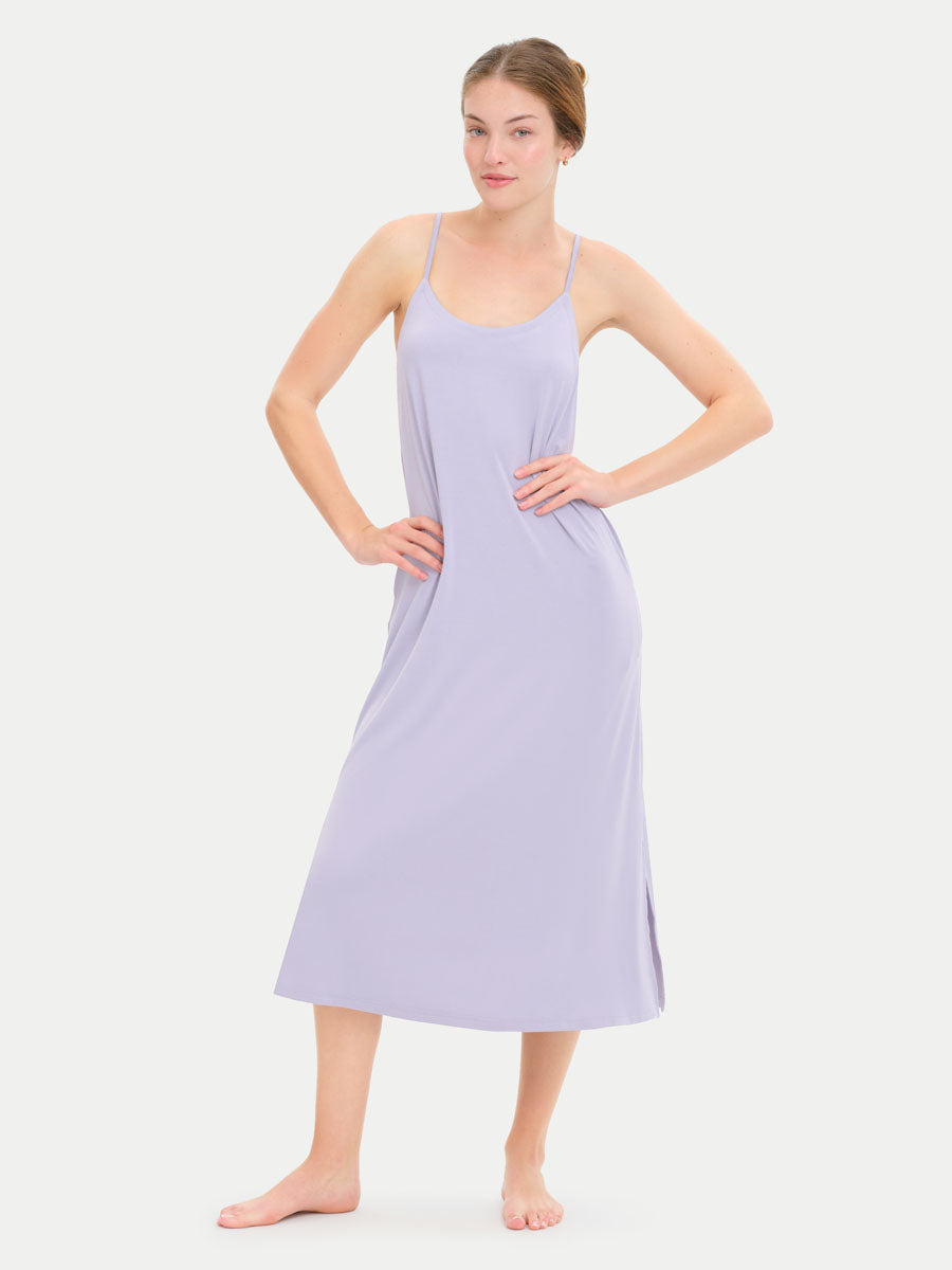 #color_moonlit lilac / Georgia is 5′9″ wearing a size XS
