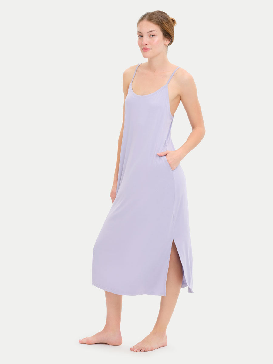 #color_moonlit lilac / Georgia is 5′9″ wearing a size XS