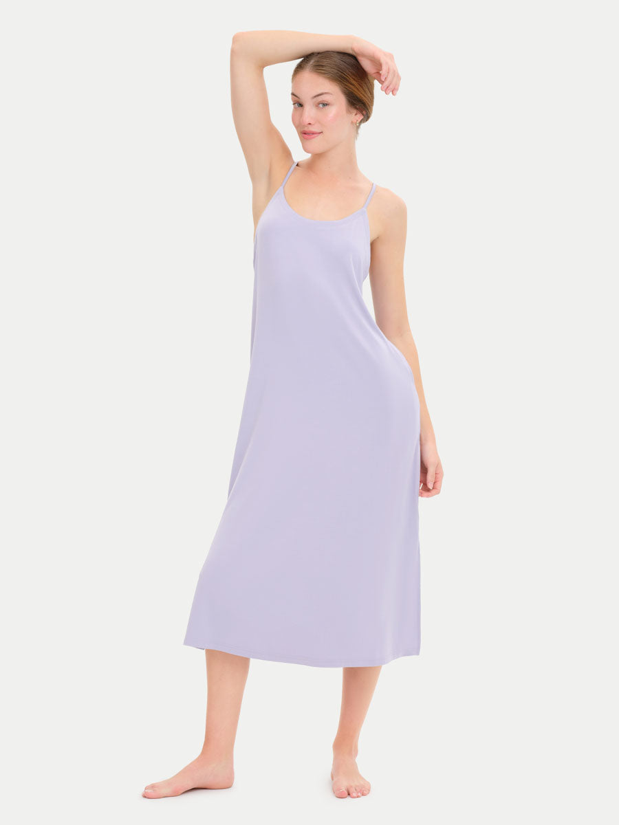 #color_moonlit lilac / Georgia is 5′9″ wearing a size XS