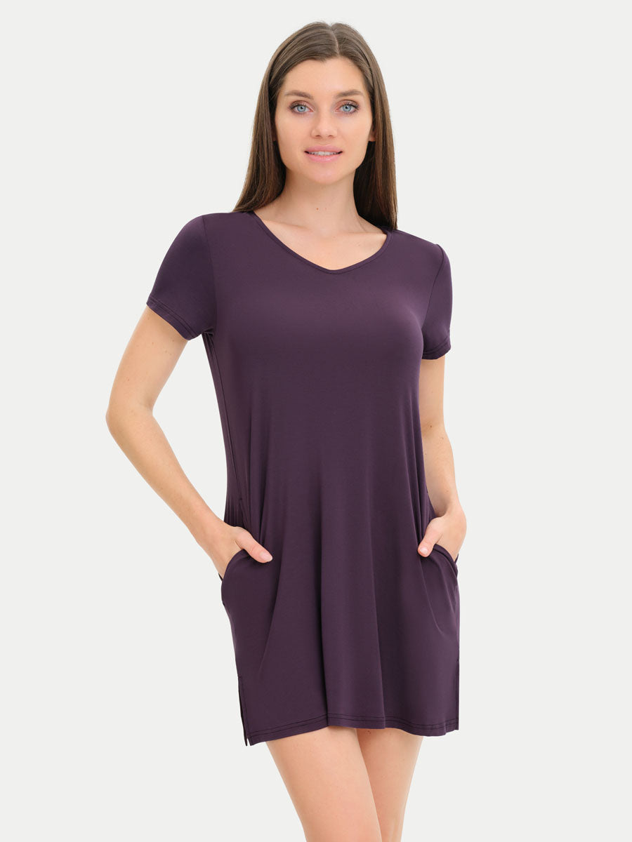#color_plum / Irina is 5′8″ wearing a size XS