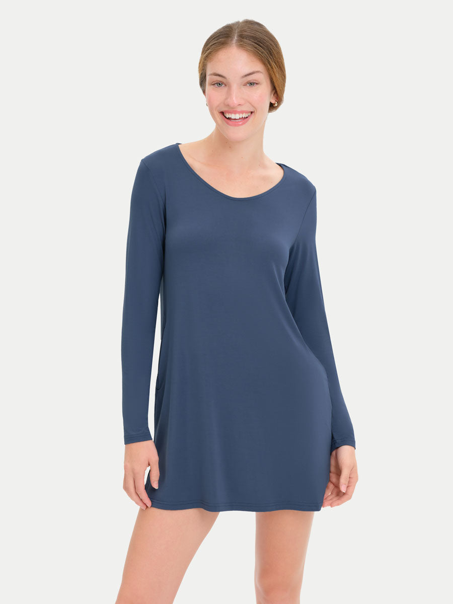 #color_blue ice / Georgia is 5′9″ wearing a size XS