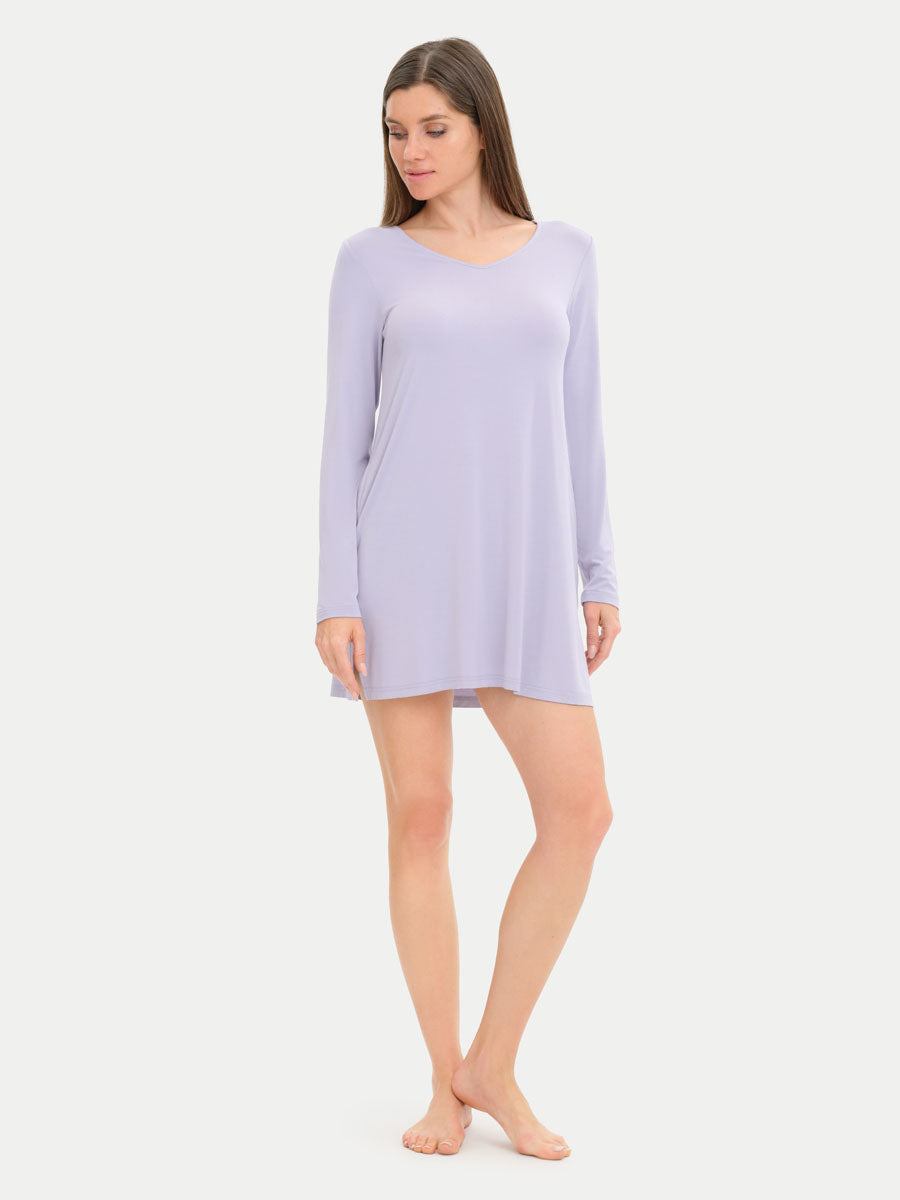 #color_moonlit lilac / Irina is 5′8″ wearing a size XS