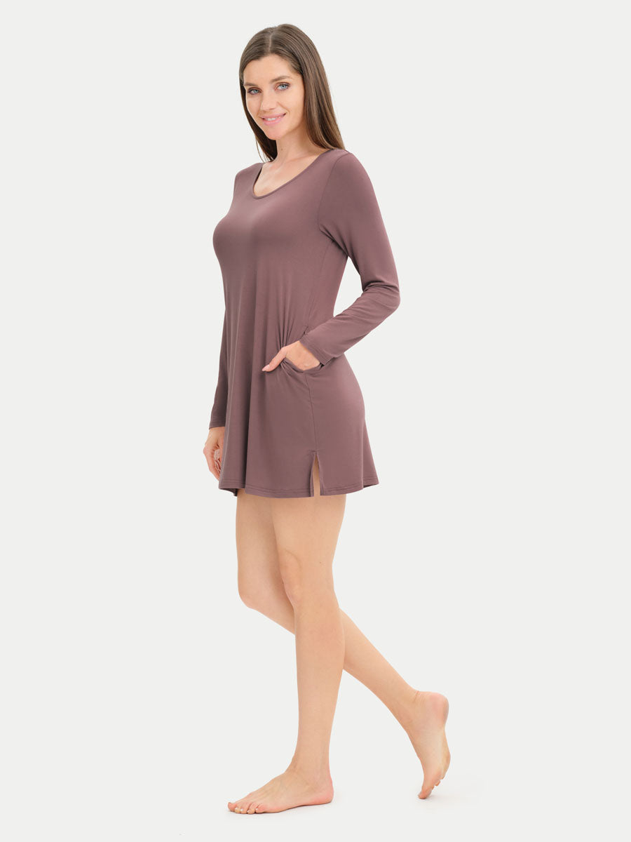 #color_mauve / Irina is 5′8″ wearing a size XS