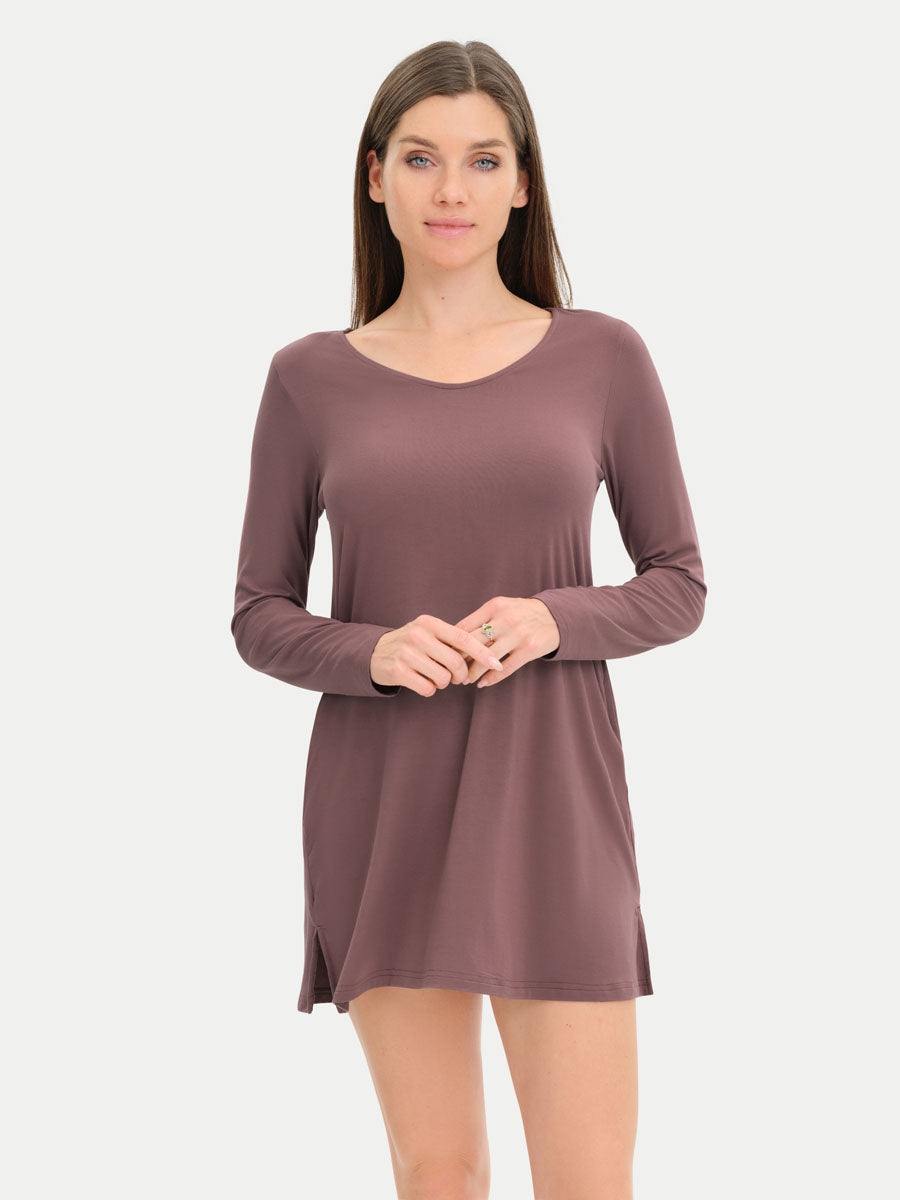 #color_mauve / Irina is 5′8″ wearing a size XS