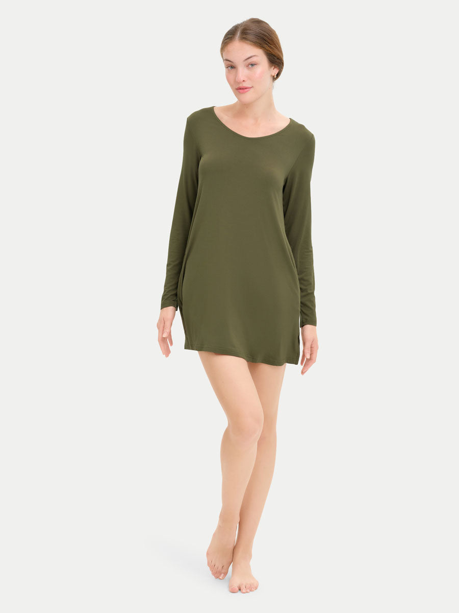 #color_olive / Georgia is 5′9″ wearing a size XS