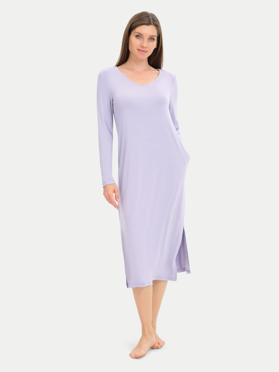 #color_moonlit lilac / Irina is 5′8″ wearing a size XS