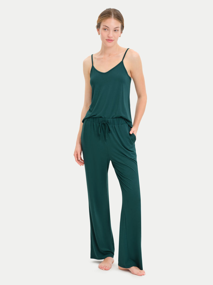 #color_forest green/ Georgia is 5′9″ wearing a size XS