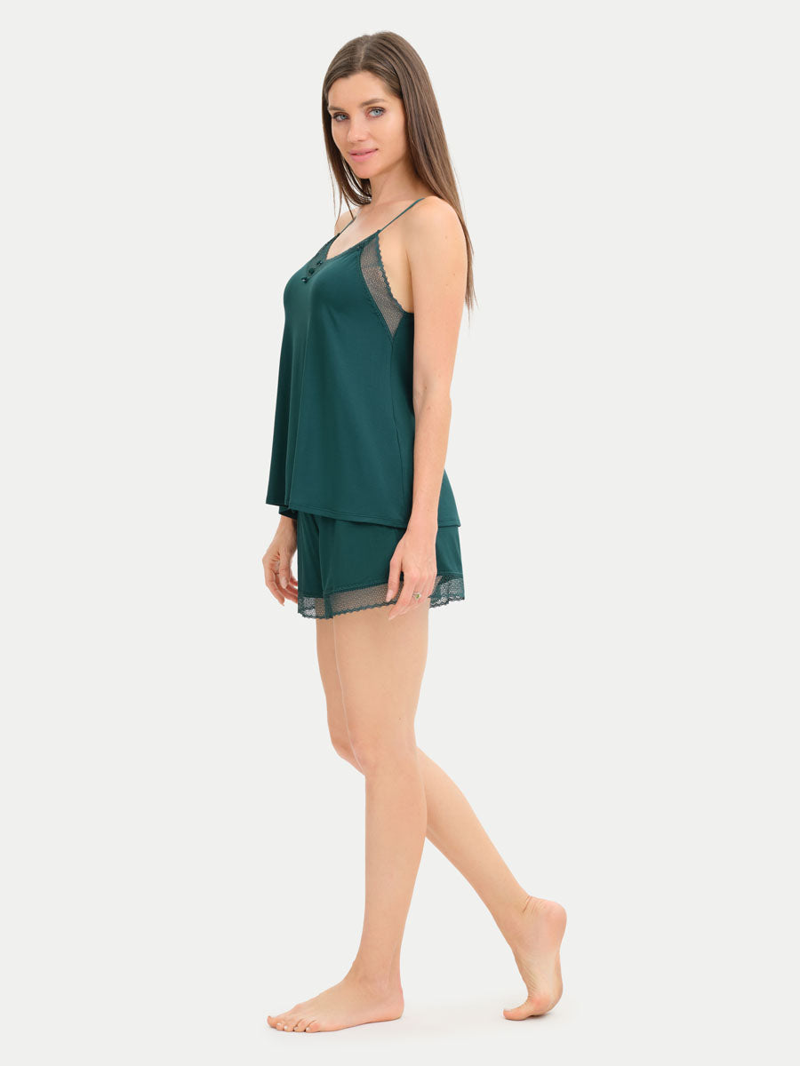 #color_forest green / Irina is 5′8″ wearing a size XS