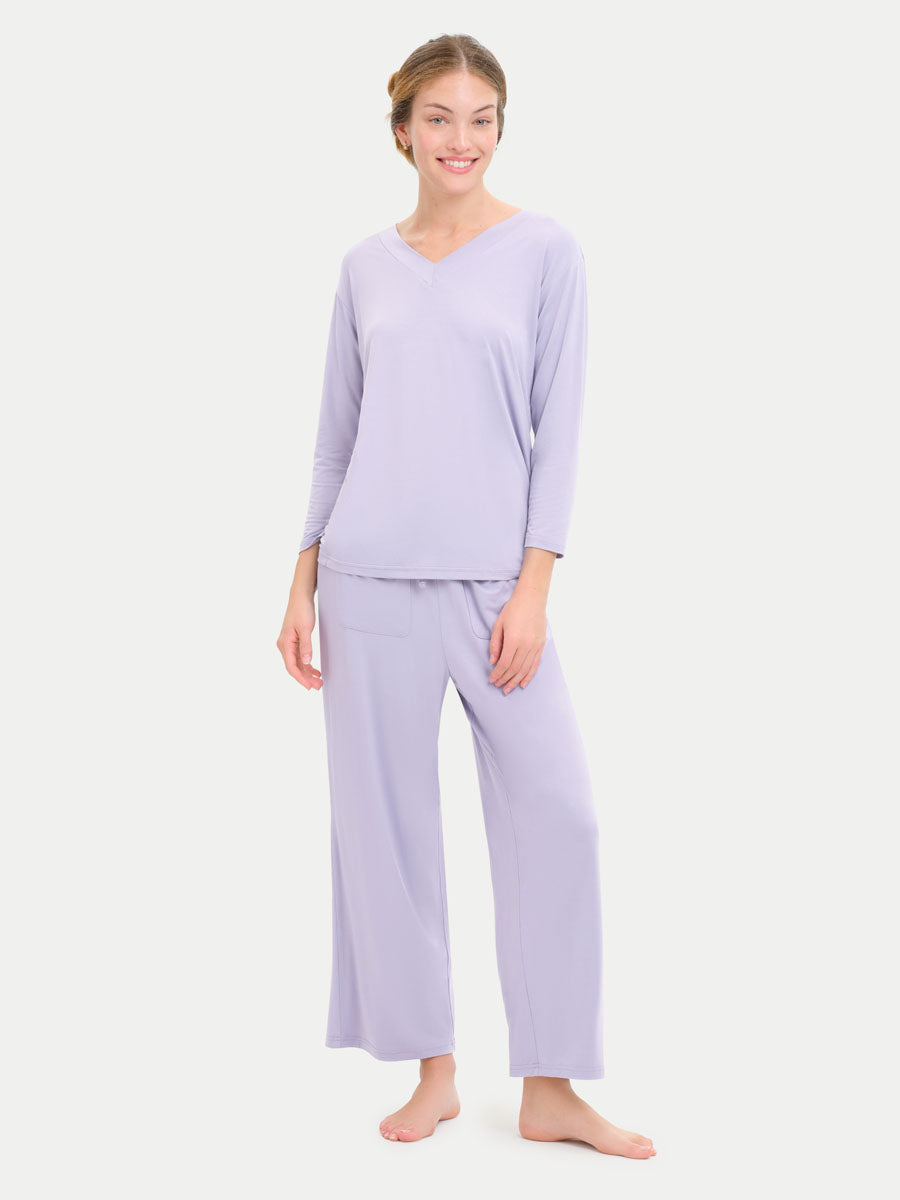 #color_moonlit lilac / Georgia is 5′9″ wearing a size XS