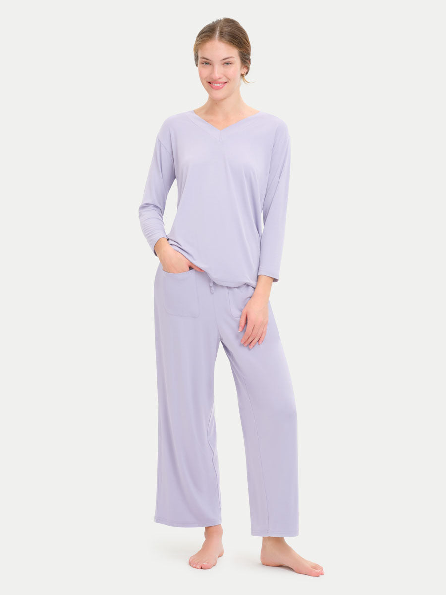 #color_moonlit lilac / Georgia is 5′9″ wearing a size XS