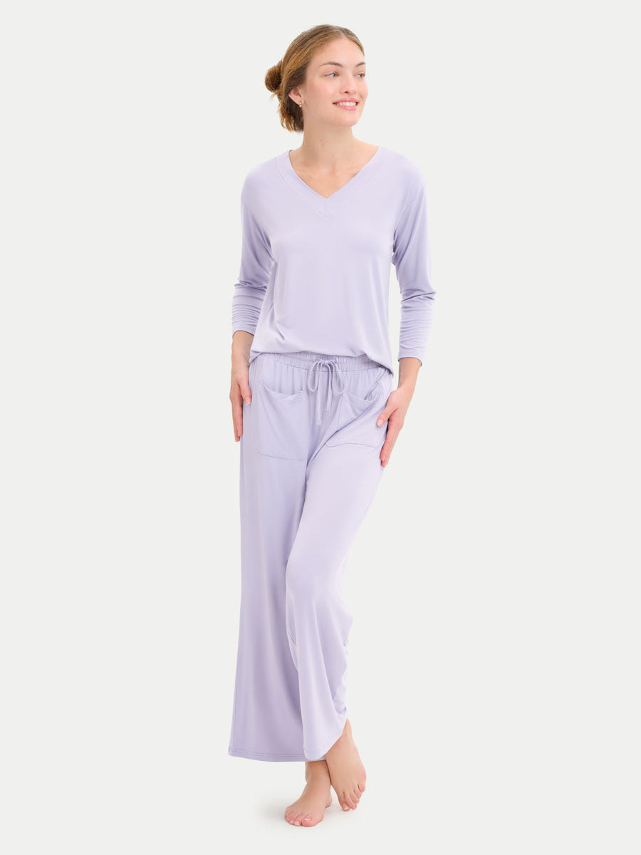 #color_moonlit lilac / Georgia is 5′9″ wearing a size XS