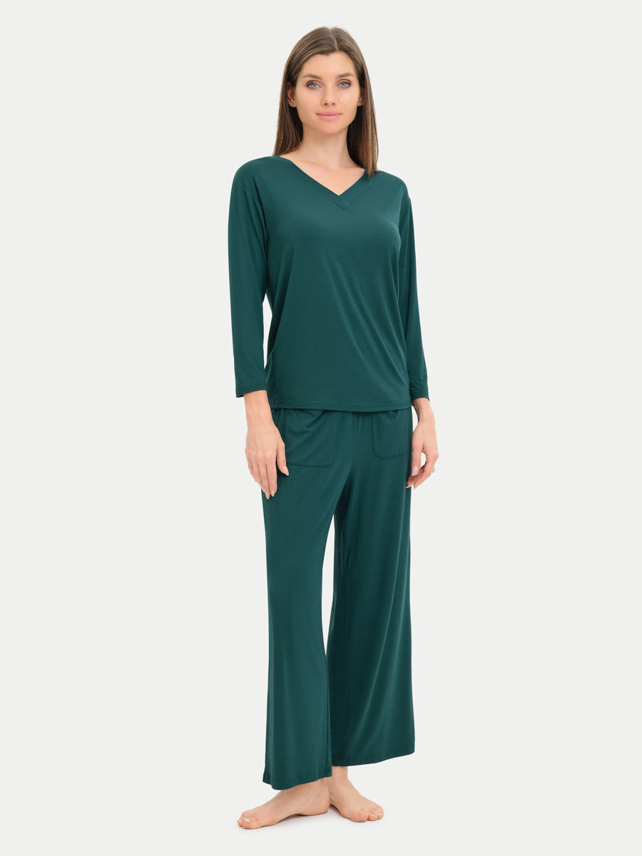 #color_forest green / Irina is 5′8″ wearing a size XS
